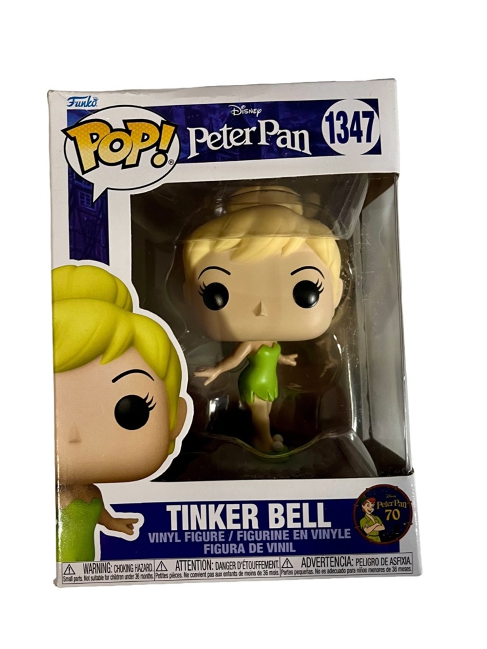 Funko Pop! Tinker Bell #1347 from Disney Peter Pan 70th Anniversary Collection